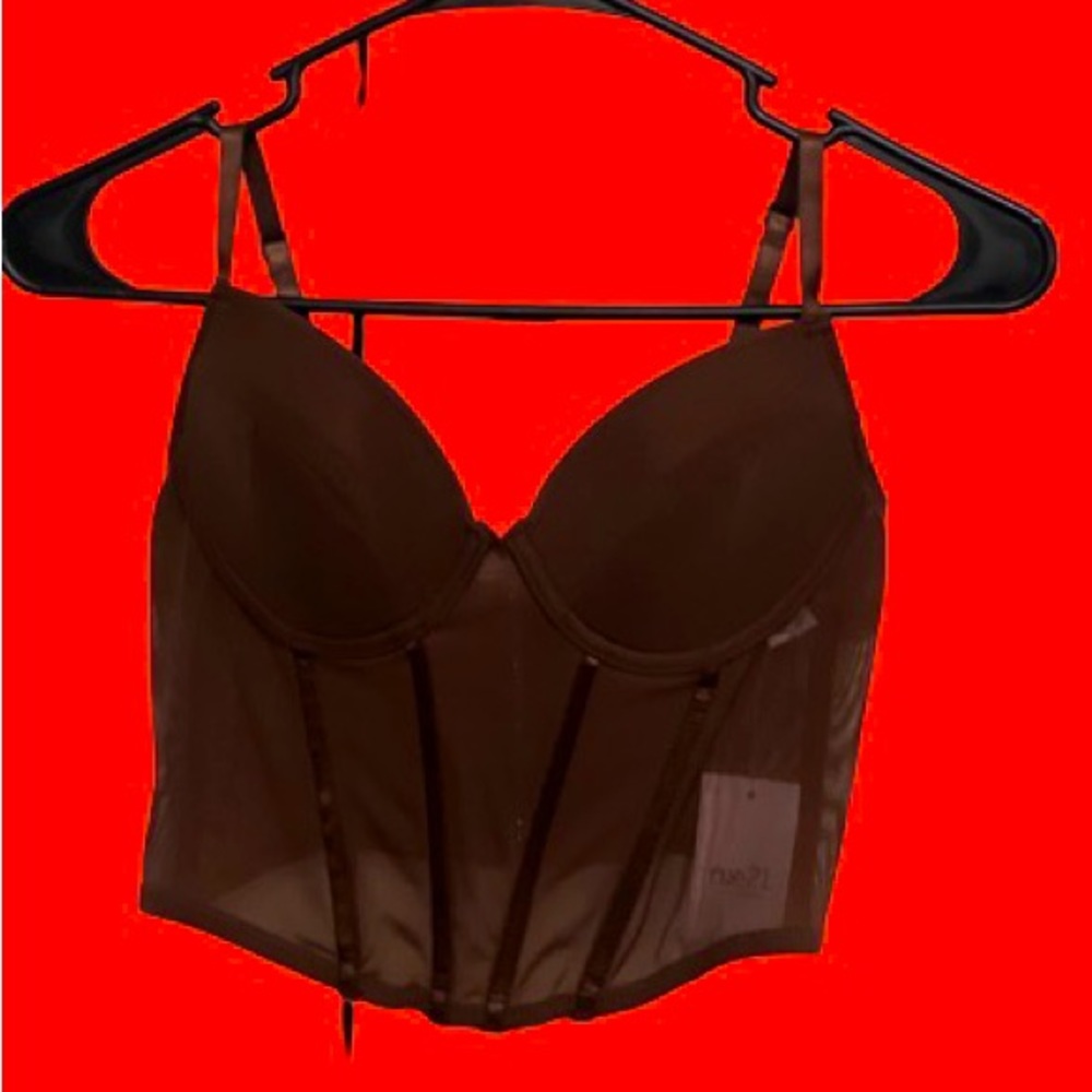 Padded Underwire Corset w/Adjustable Straps